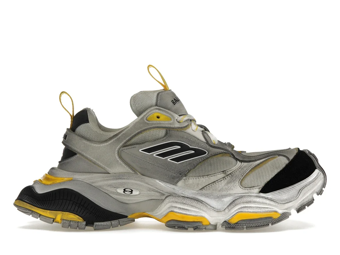 Balenciaga Cargo Sneaker Grey Black Yellow - 1
