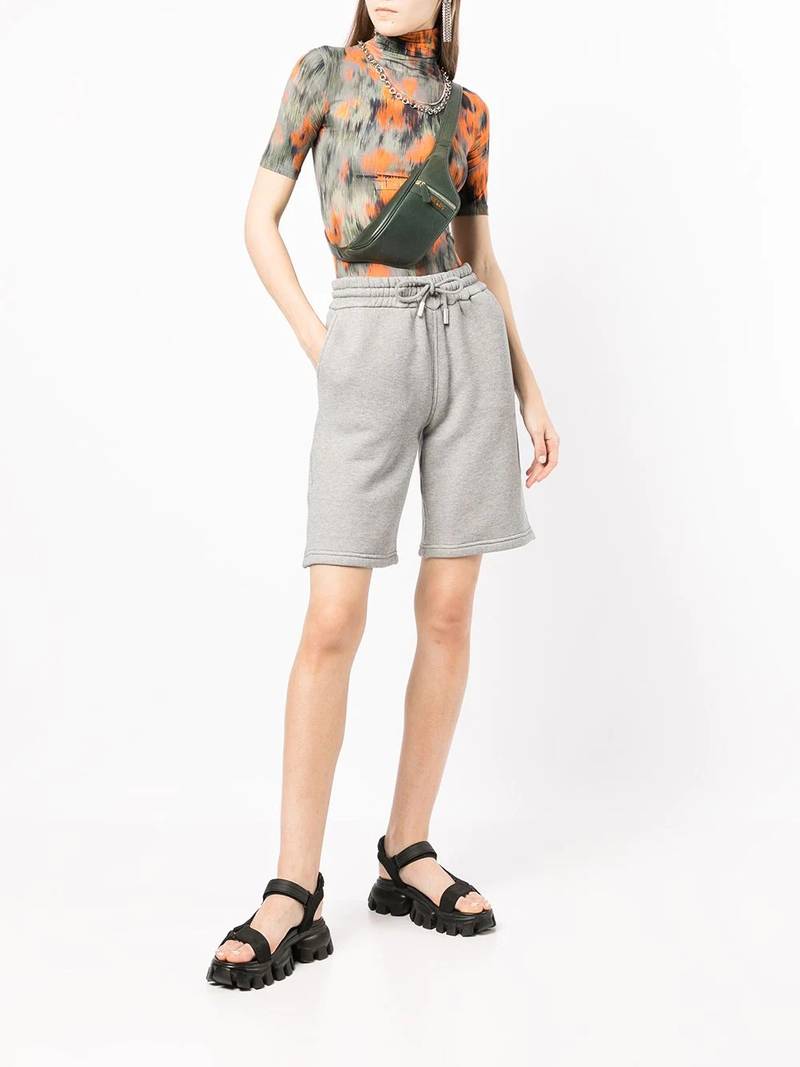 Off-White Diag-stripe drawstring shorts outlook