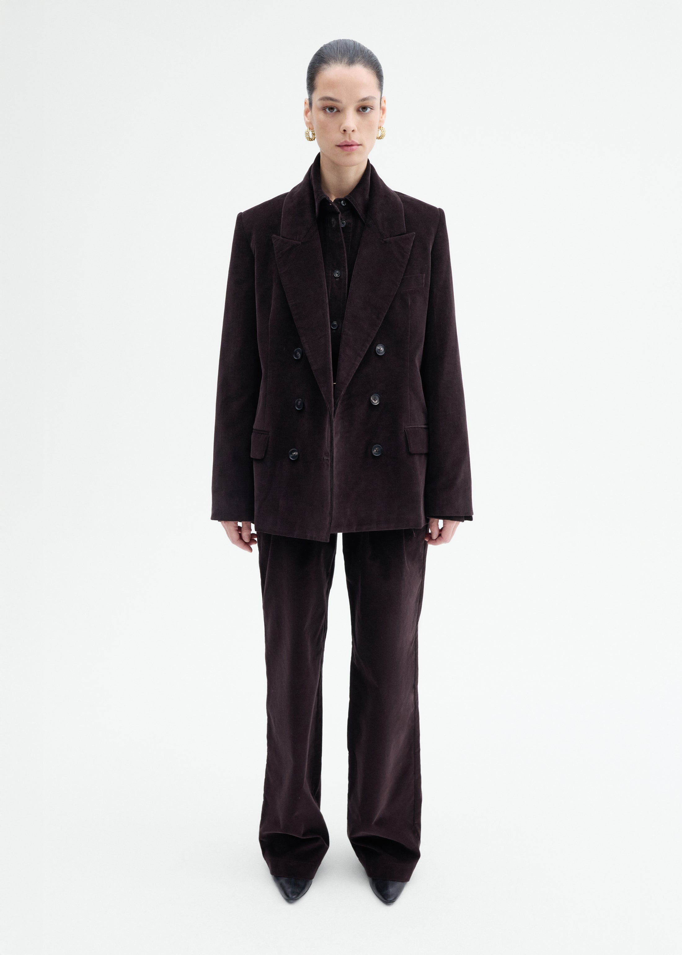 Corduroy Tuxedo Blazer - 4