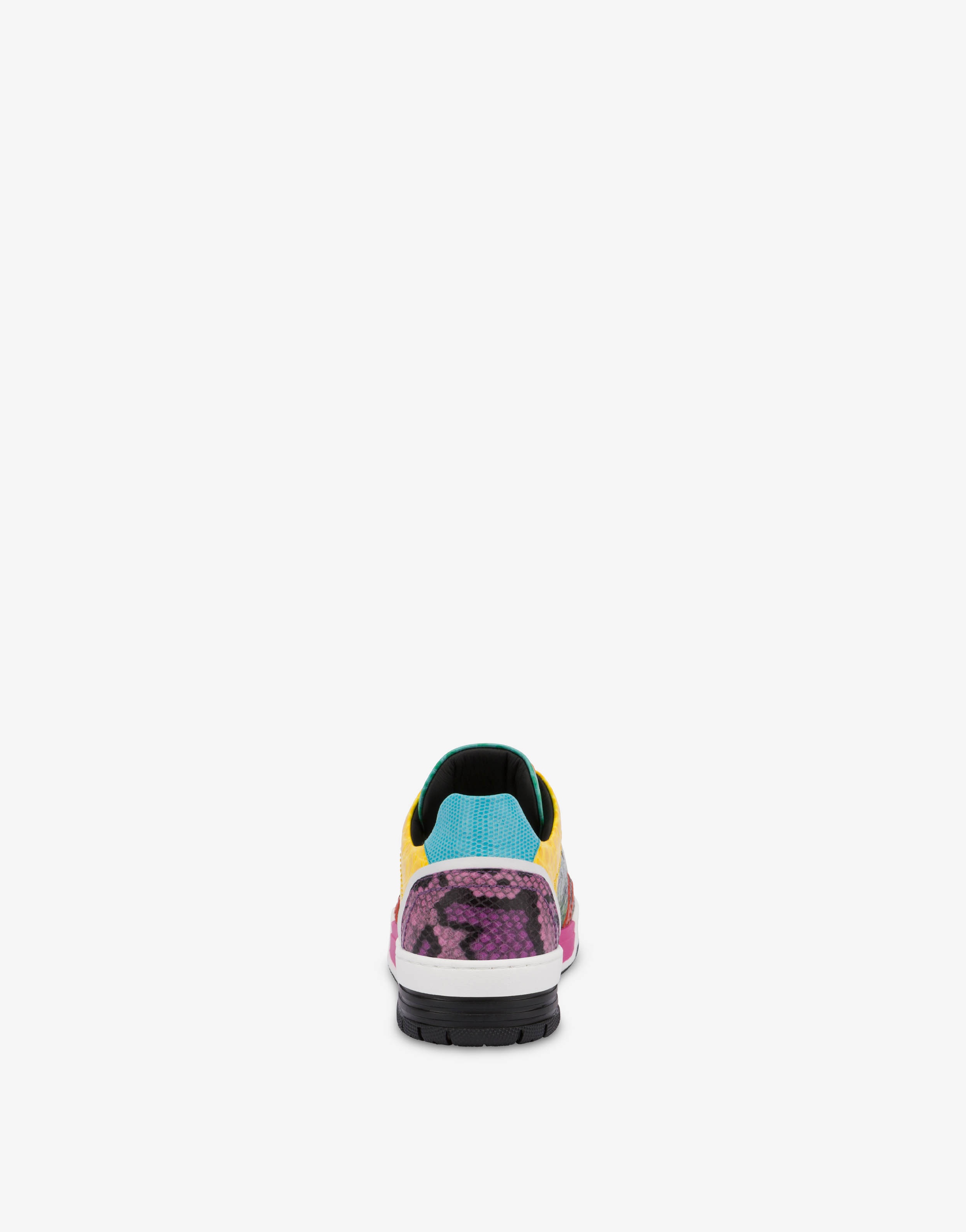 MULTI-COLOURED CALFSKIN STREETBALL SNEAKERS - 3