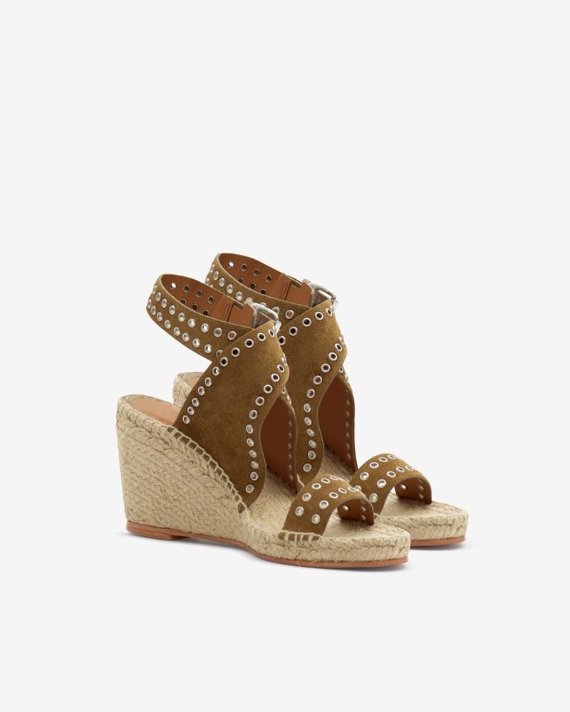 IRIANE LEATHER ESPADRILLES - 3