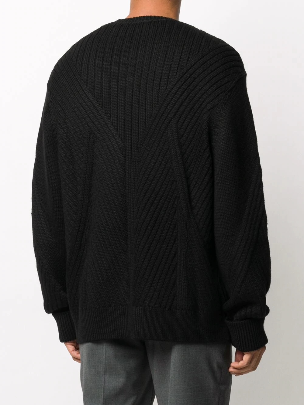 rib-knit jumper - 4