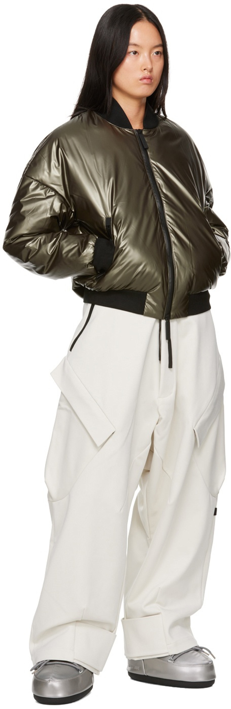 SSENSE Exclusive Gray Sport Pants 4