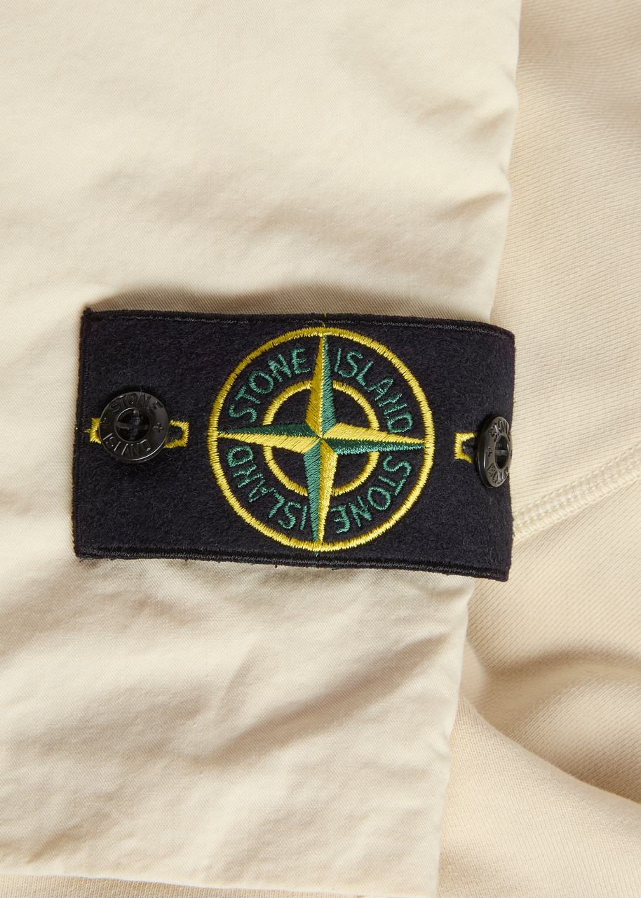 Stone Island Logo Cotton Shorts - 5