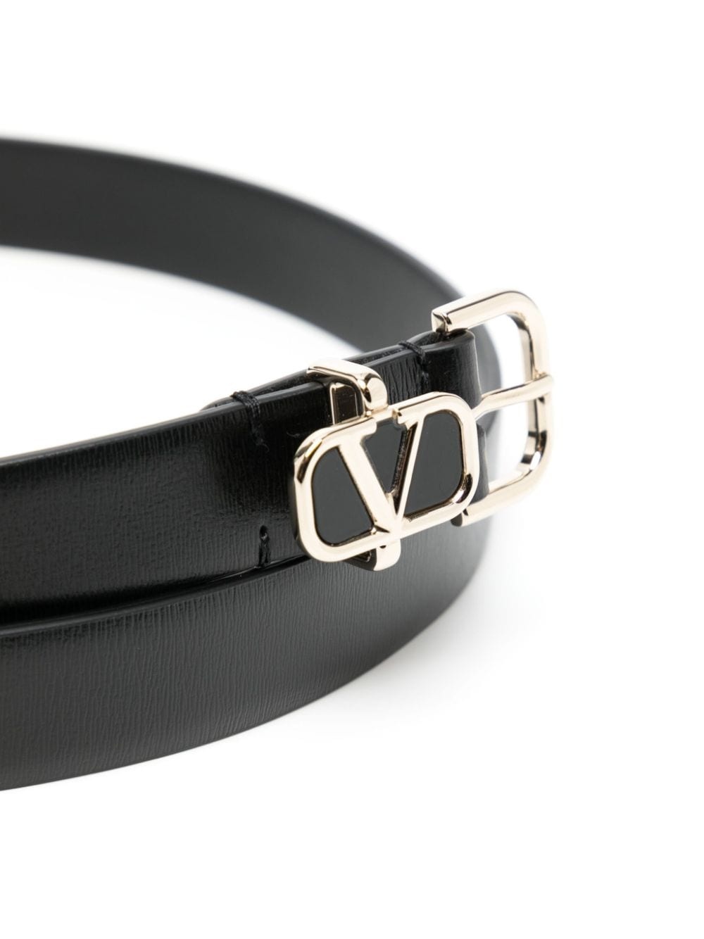 VLogo leather belt - 2