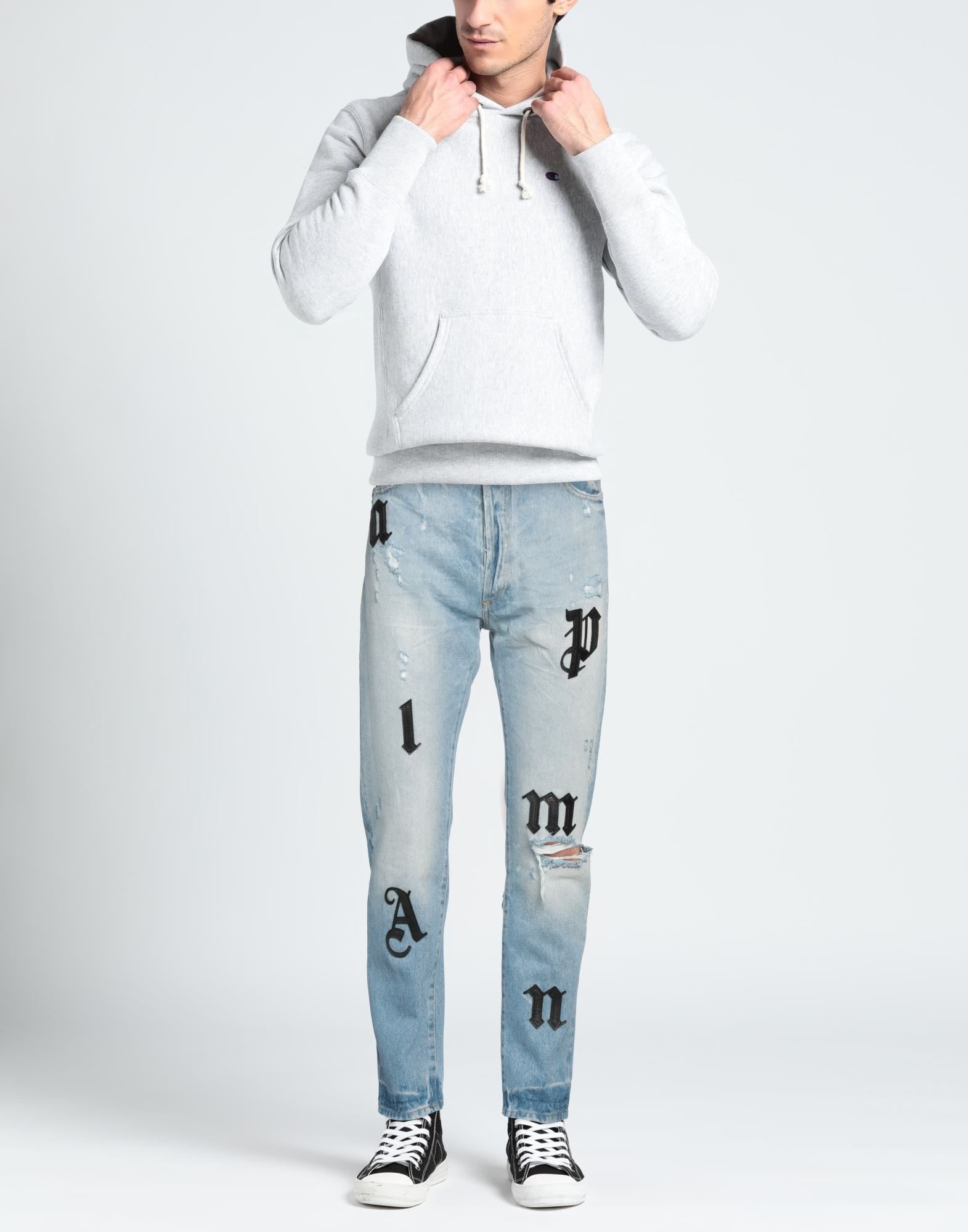 Blue Men's Denim Pants - 2