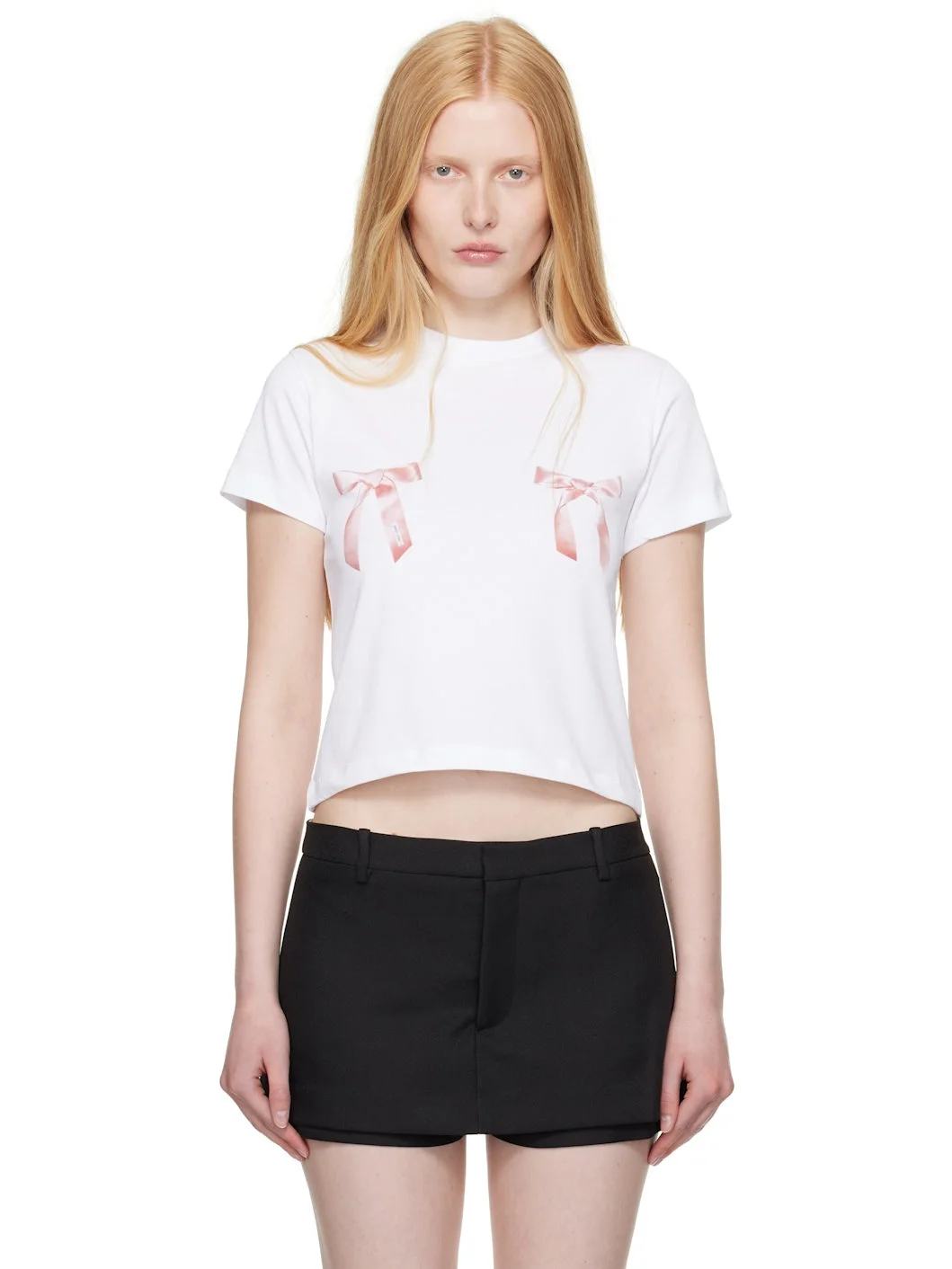 White Bow Ame T-Shirt - 1