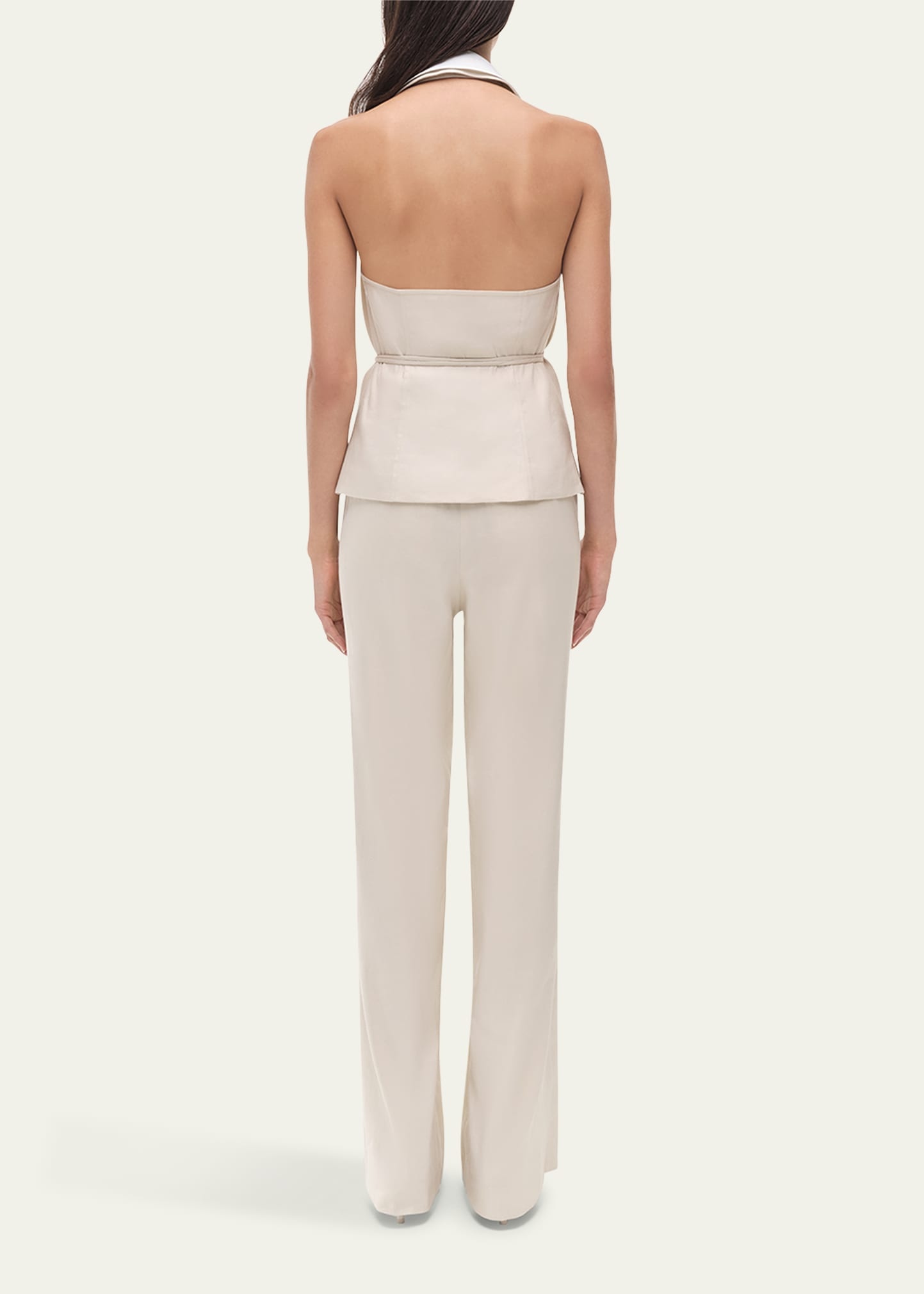 Campbell Linen Halter Shirt - 3