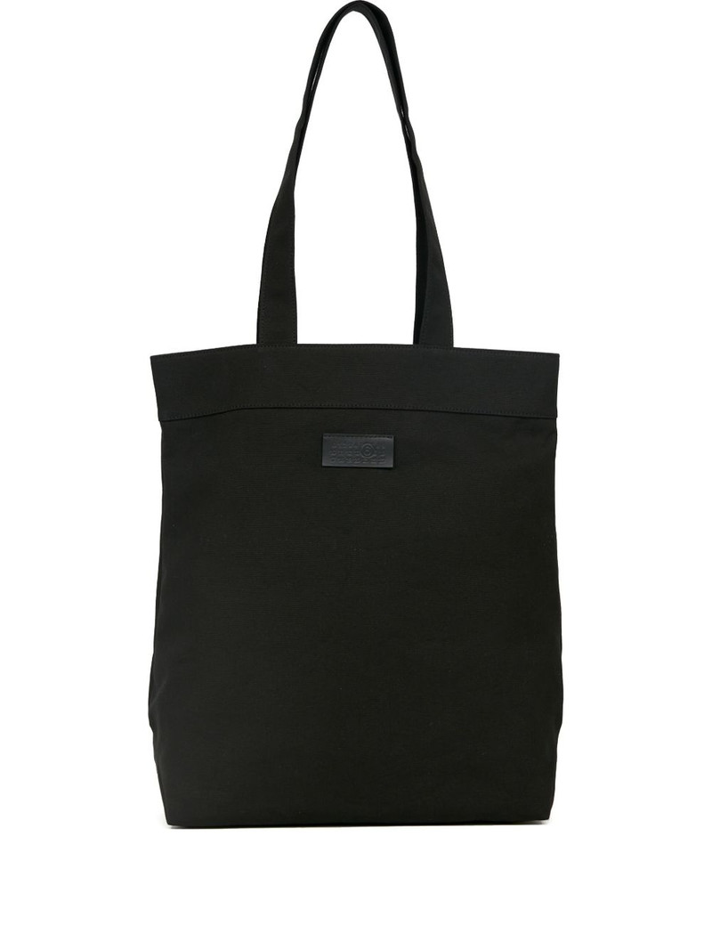 logo-patch tote bag 1