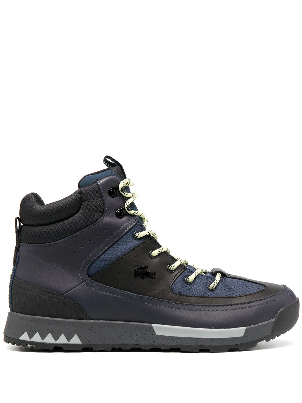 panelled high-top trainer boots - 1