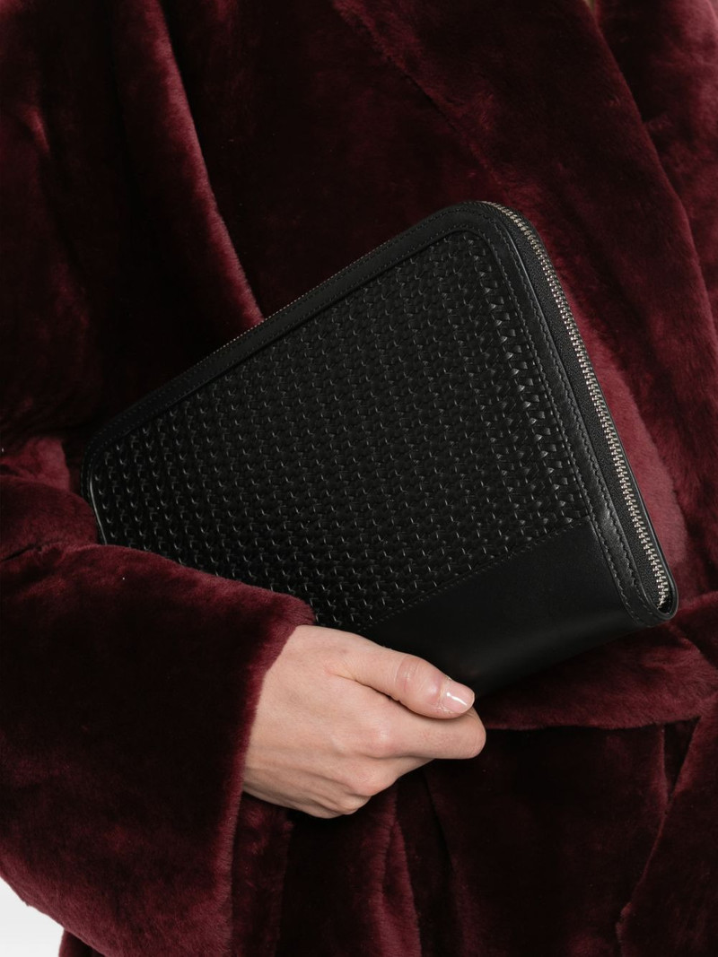 Dolce & Gabbana textured clutch bag outlook