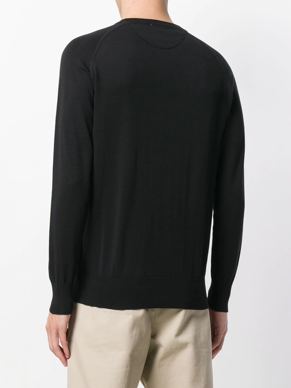 crew-neck virgin wool jumper - 7