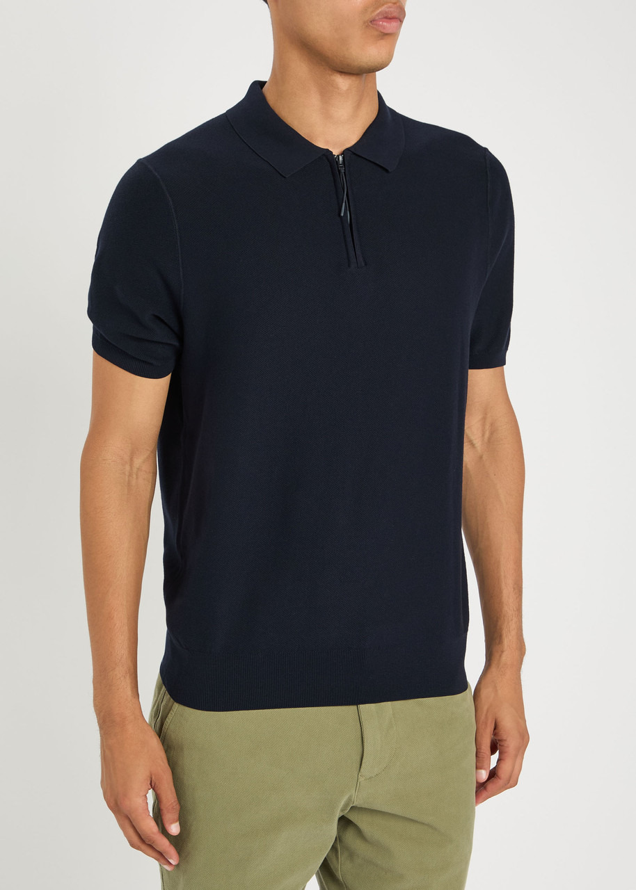 Boss Fine-knit Cotton Polo Shirt - 2