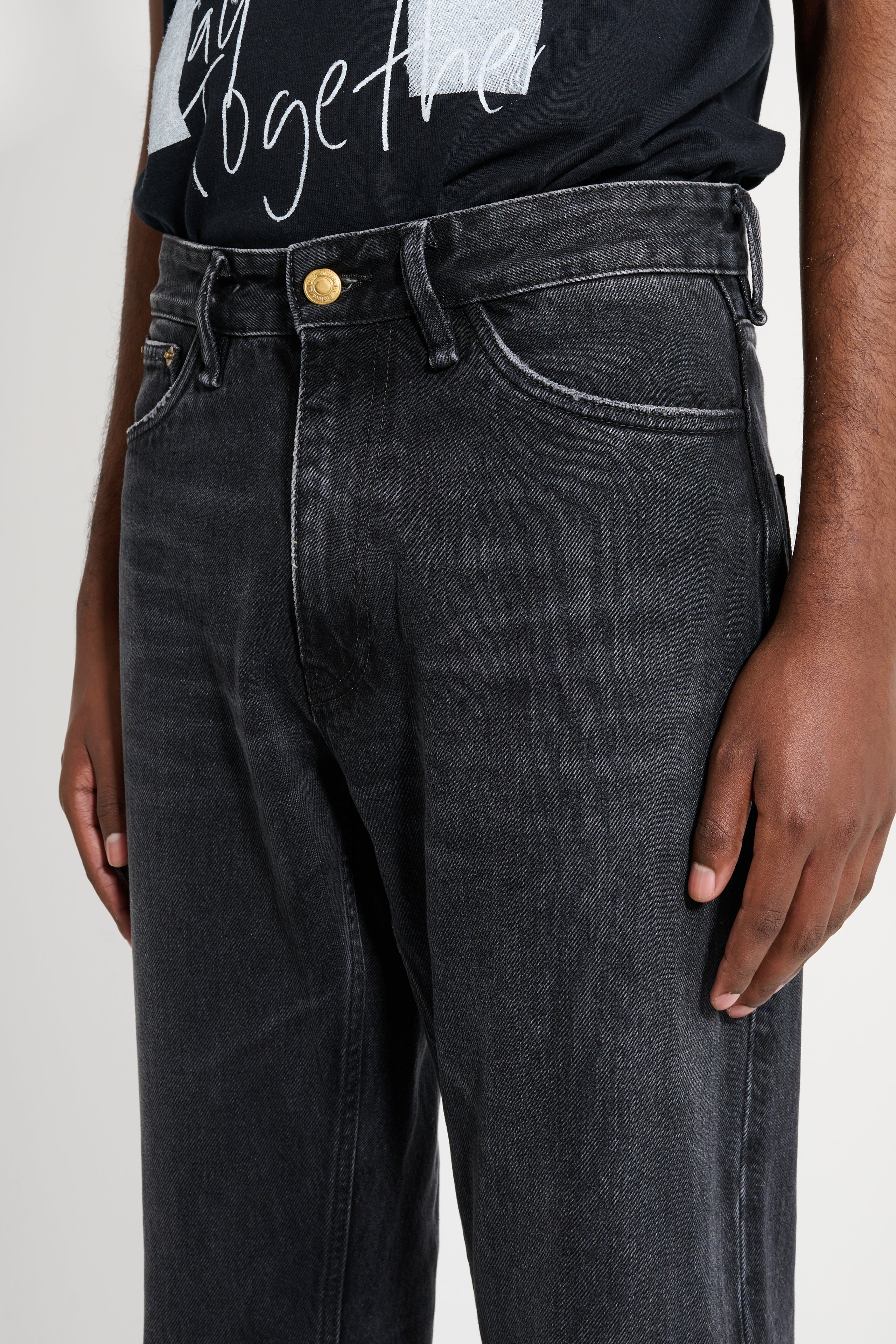 STOCKHOLM SURFBOARD CLUB BOOTCUT JEANS BLACK - 3
