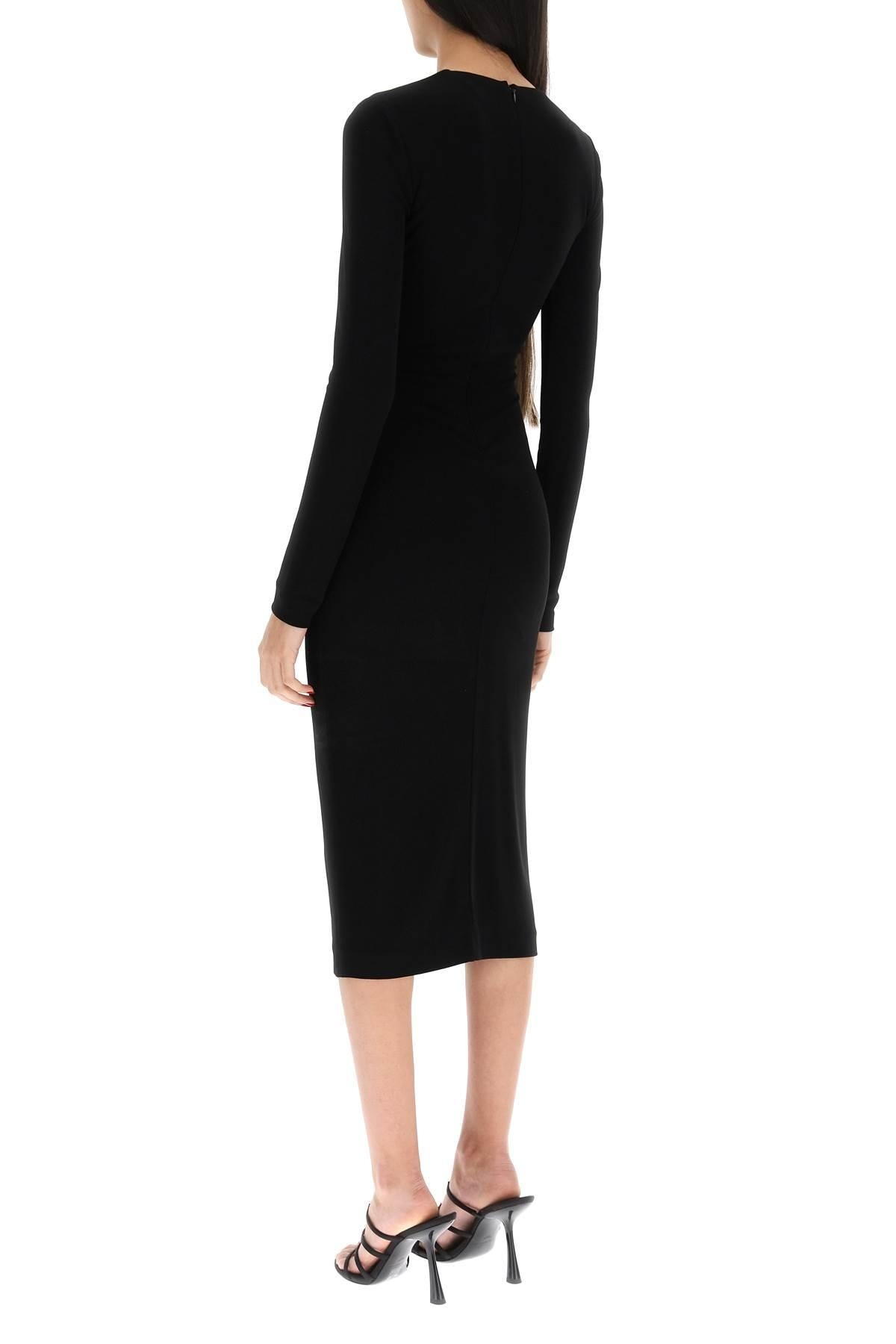 【送料&関税込】Dsquared2 Peekaboo Jersey Midi Dress DSQUARED2 'PEEKABOO' JERSEY MIDI DRESS | netdressed | REVERSIBLE