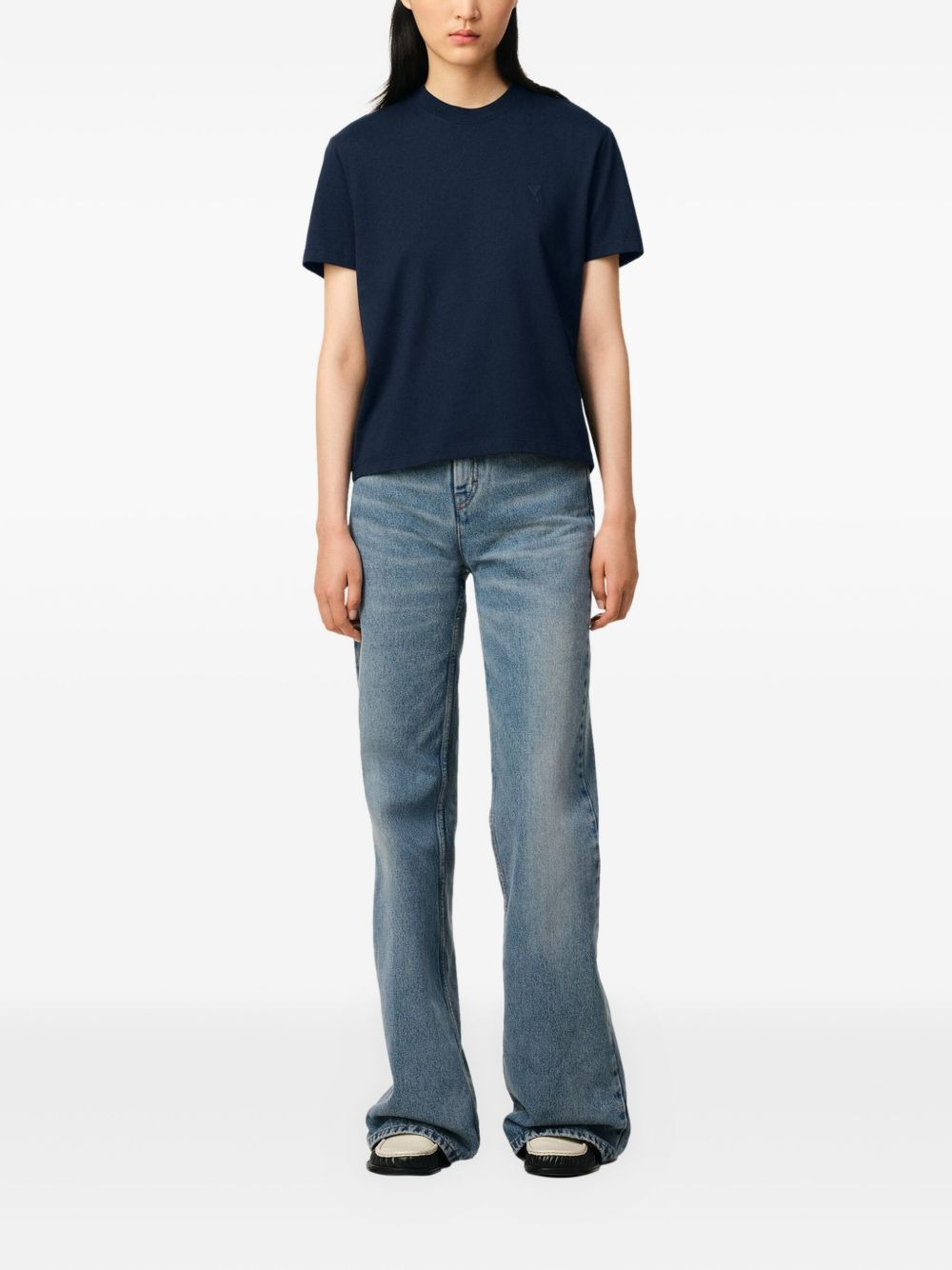 logo-embroidered T-shirt - 2