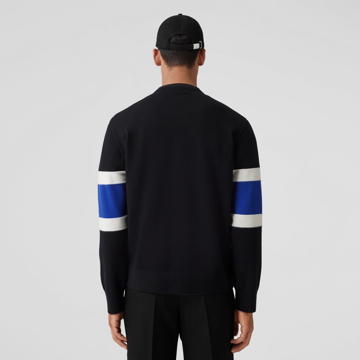 Logo Graphic Appliqué Wool Cashmere Sweater - 4