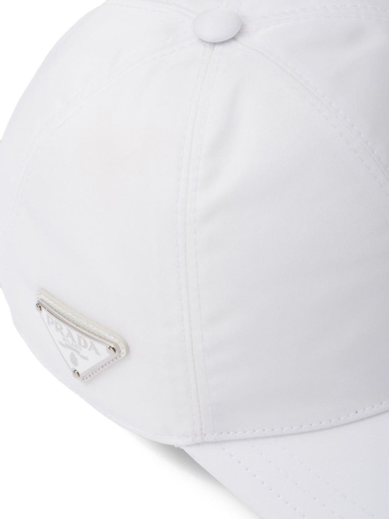 Prada triangle-logo cap outlook