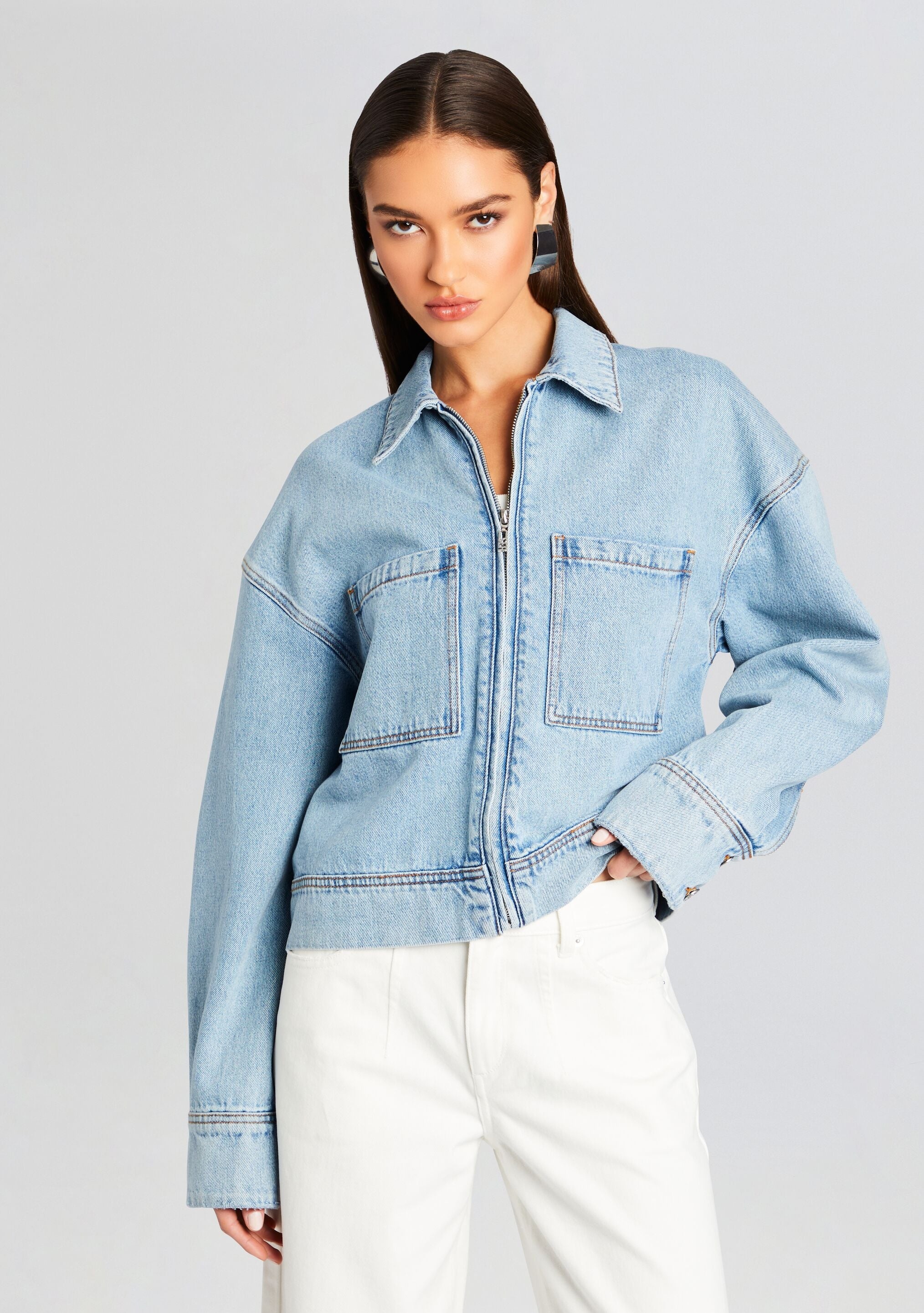 NICOLLE DENIM JACKET - 1