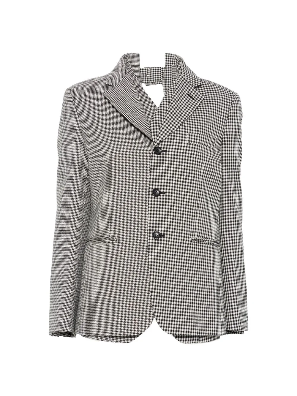 checked blazer - 1