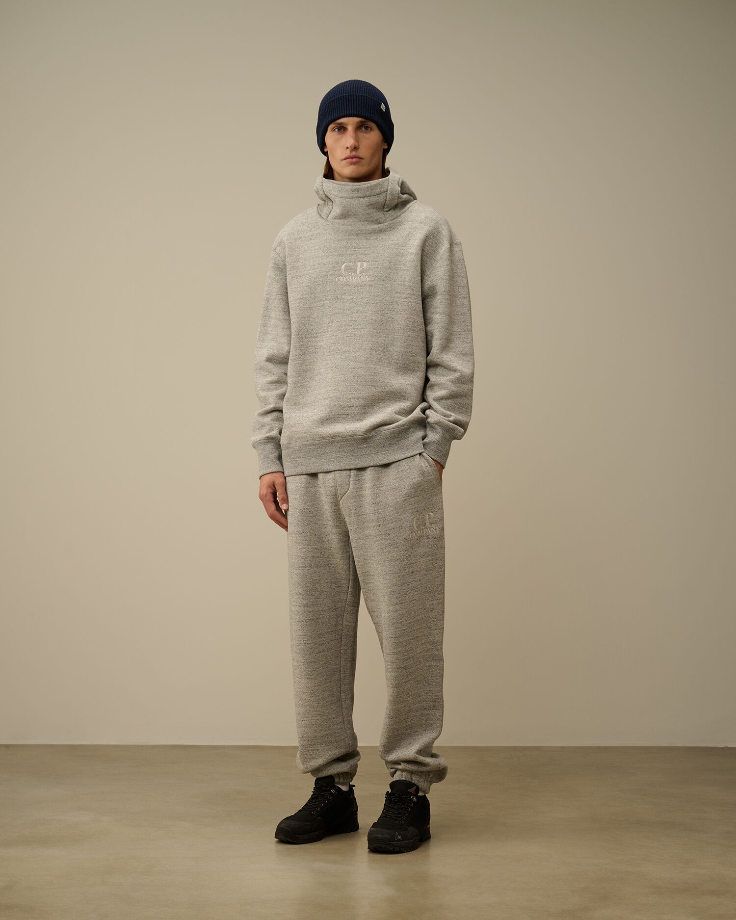 Japanese Mélange Fleece Logo Sweatpants - 6
