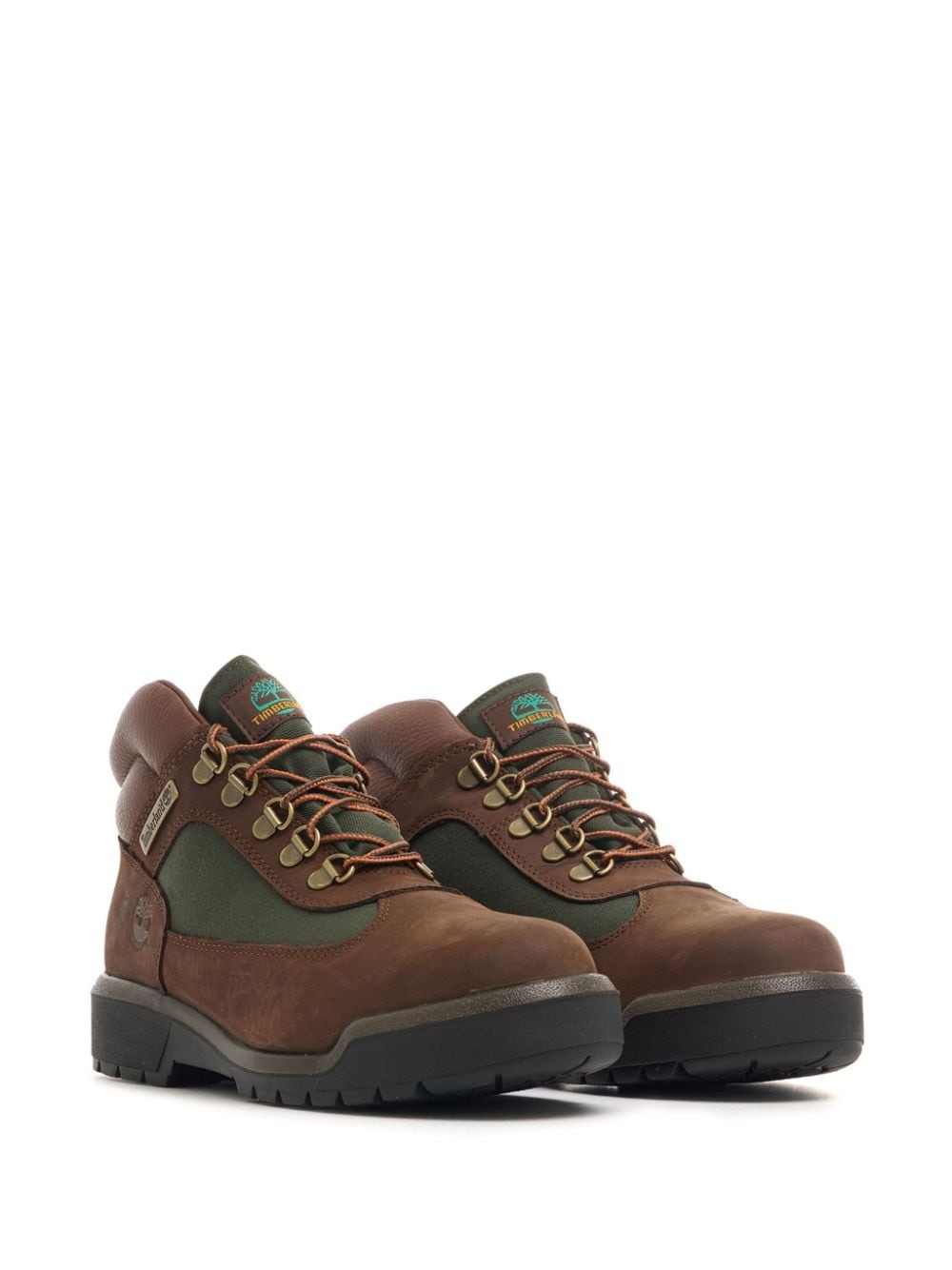 panelled leather ankle boot - 2
