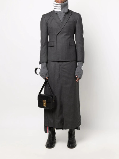 Thom Browne RWB-Stripe pleated skirt outlook