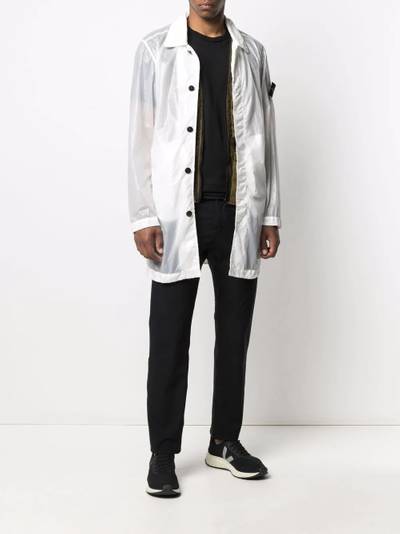 Stone Island crinkle-effect lightweight jacket outlook