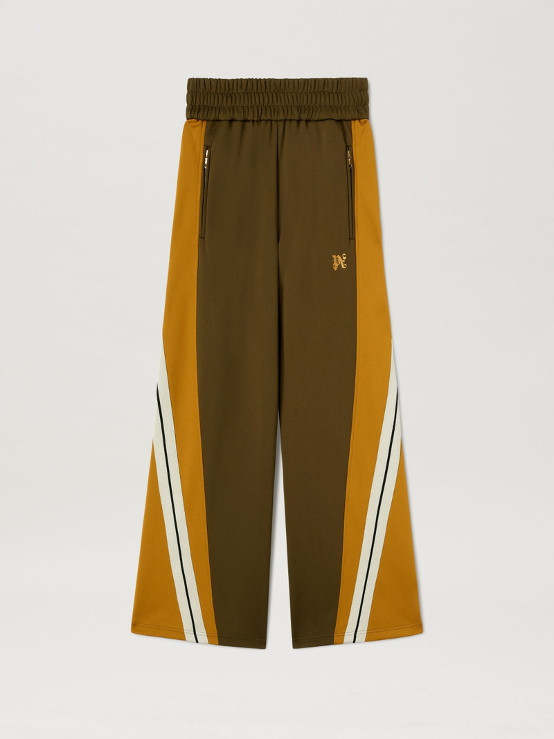 Monogram Track Pants Wide Leg 1