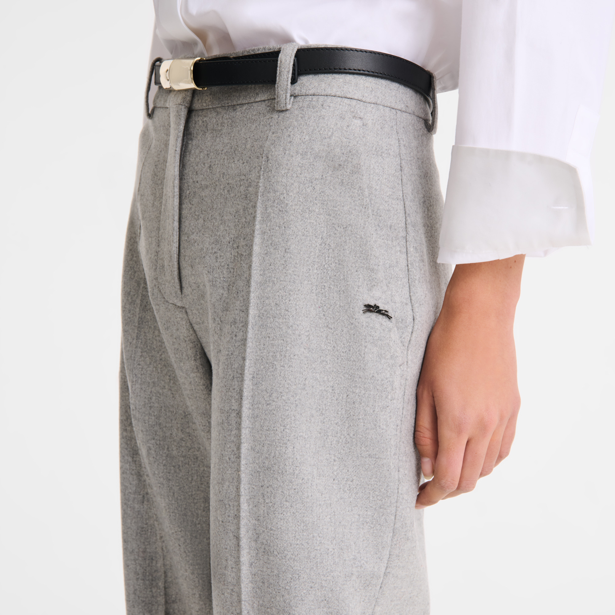 Trousers Grey - Flannel - 5