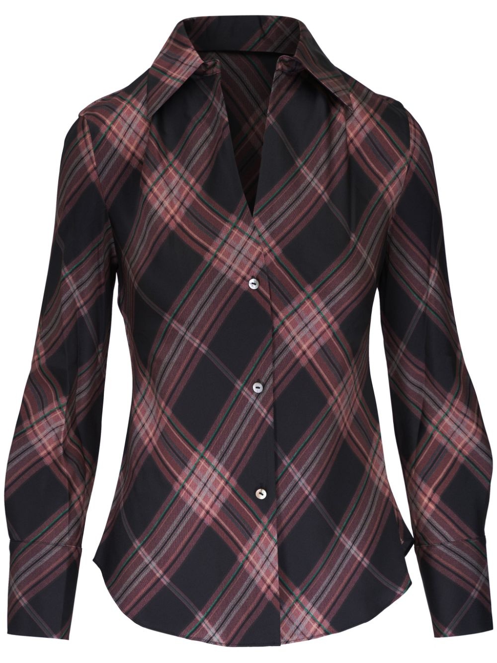 plaid-check shirt - 1