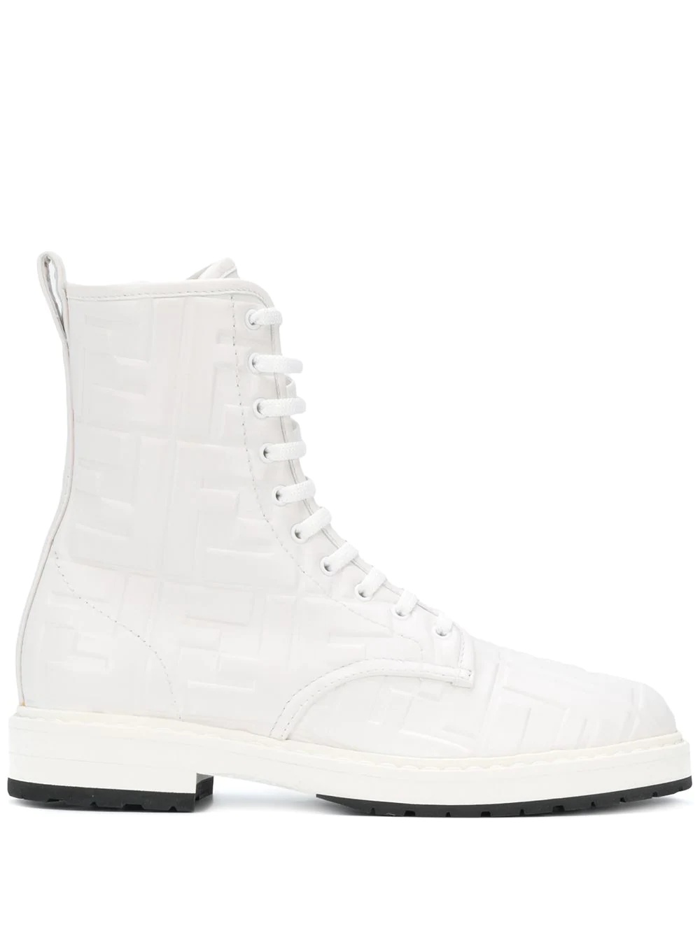 FF embossed combat boots - 1