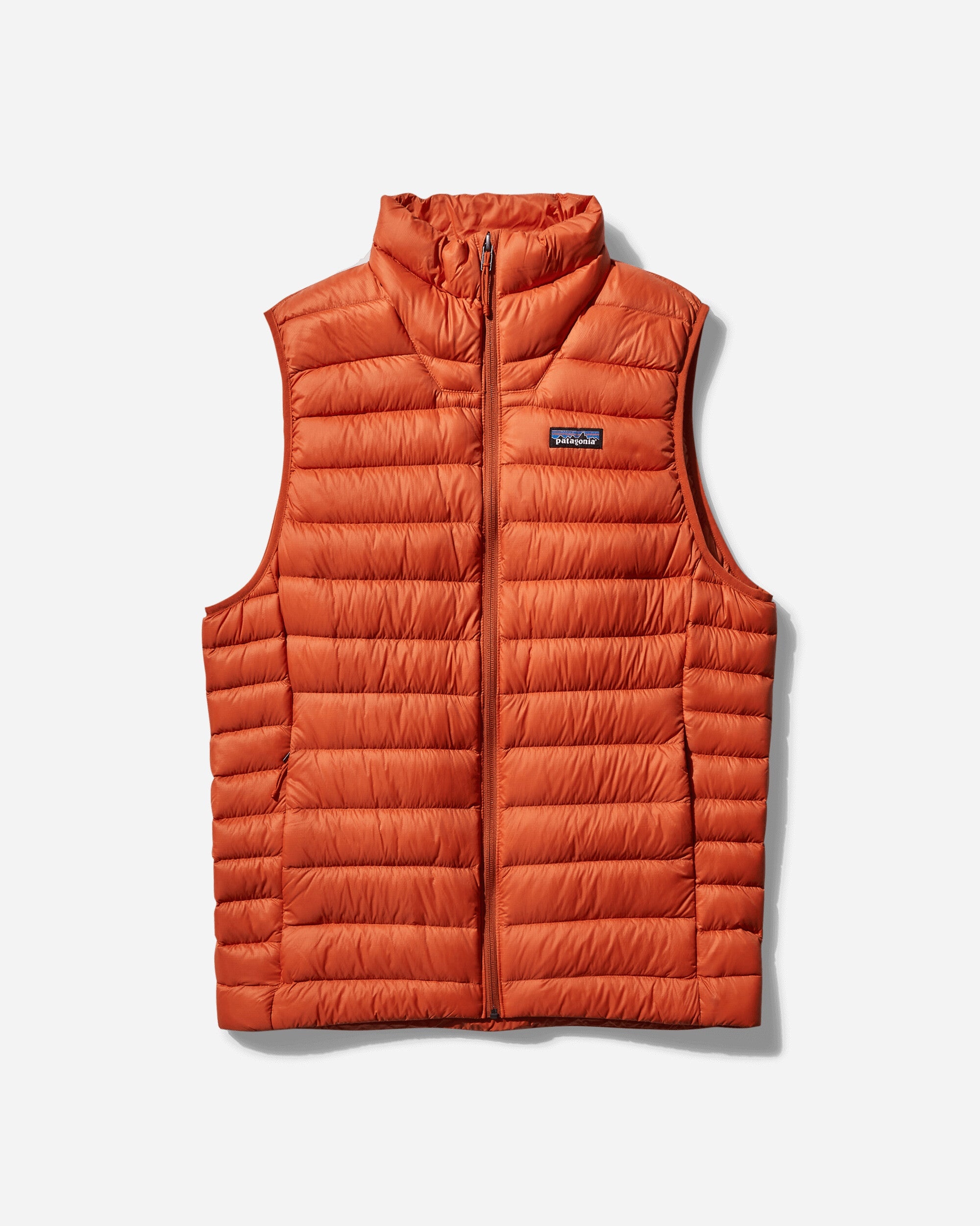 Down Sweater Vest Redtail Rust - 1