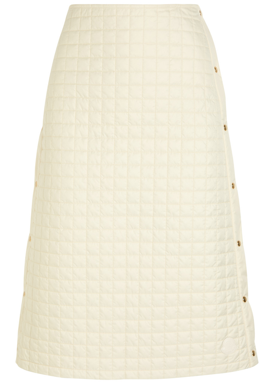 Moncler Quilted Shell Midi Skirt - 1
