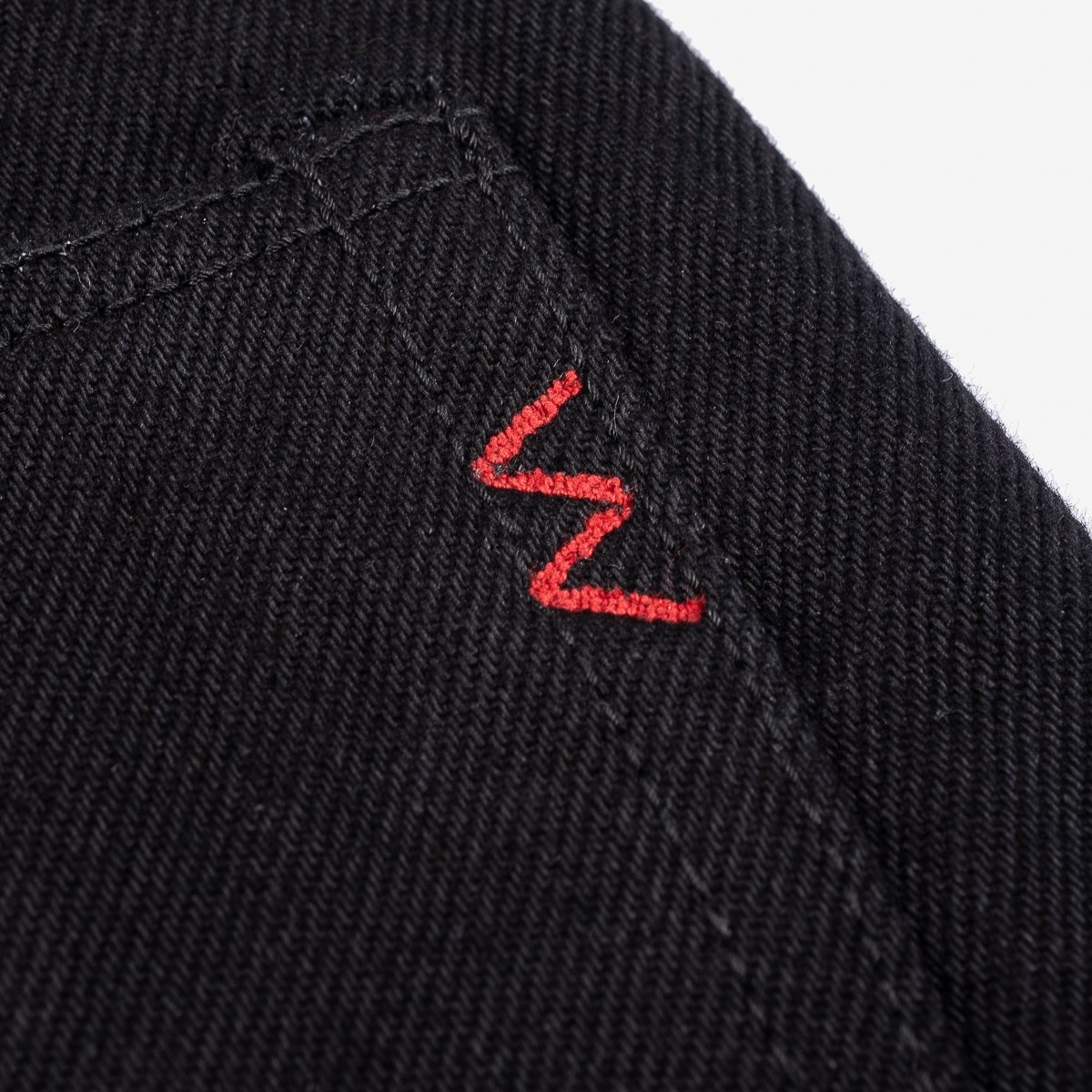 IH-666S-SBG 21oz Selvedge Denim Slim Straight Cut Jeans -  Superblack (Fades To Grey) - 10