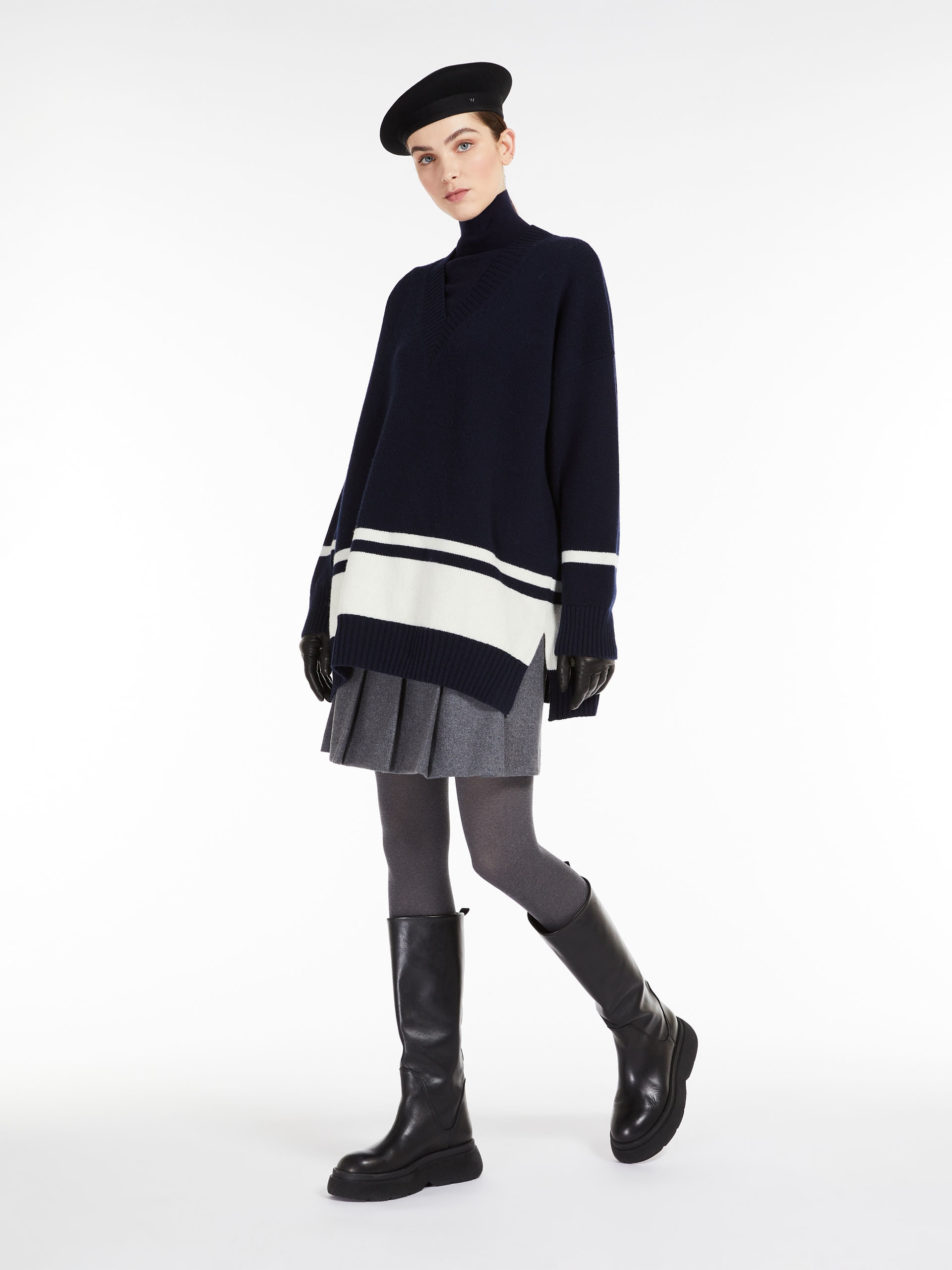 VITTOR Wool flannel skirt - 2