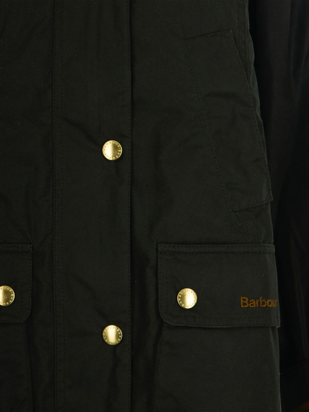 cotton corduroy-collar coat - 3
