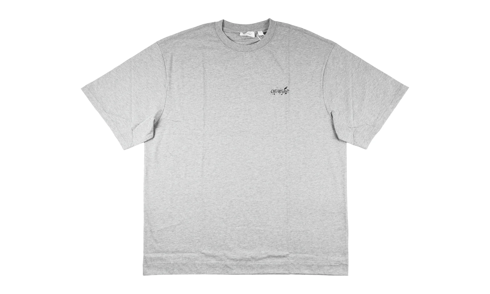 PAINT SPLATTER ARROW DIAG SKATE FIT TEE "Heather Grey" 44OWOS26T064 030 - 1