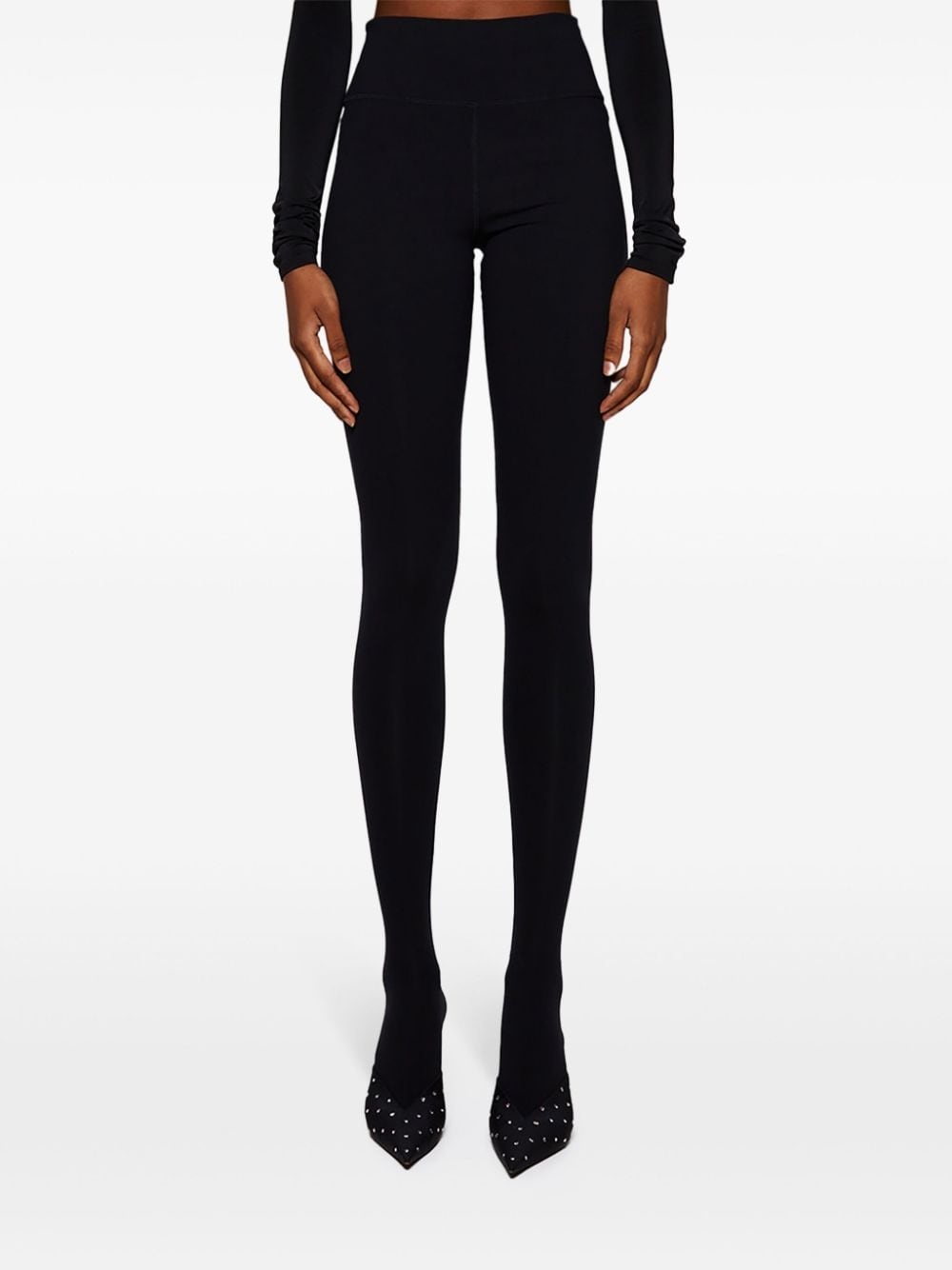 reflective-logo leggings - 3