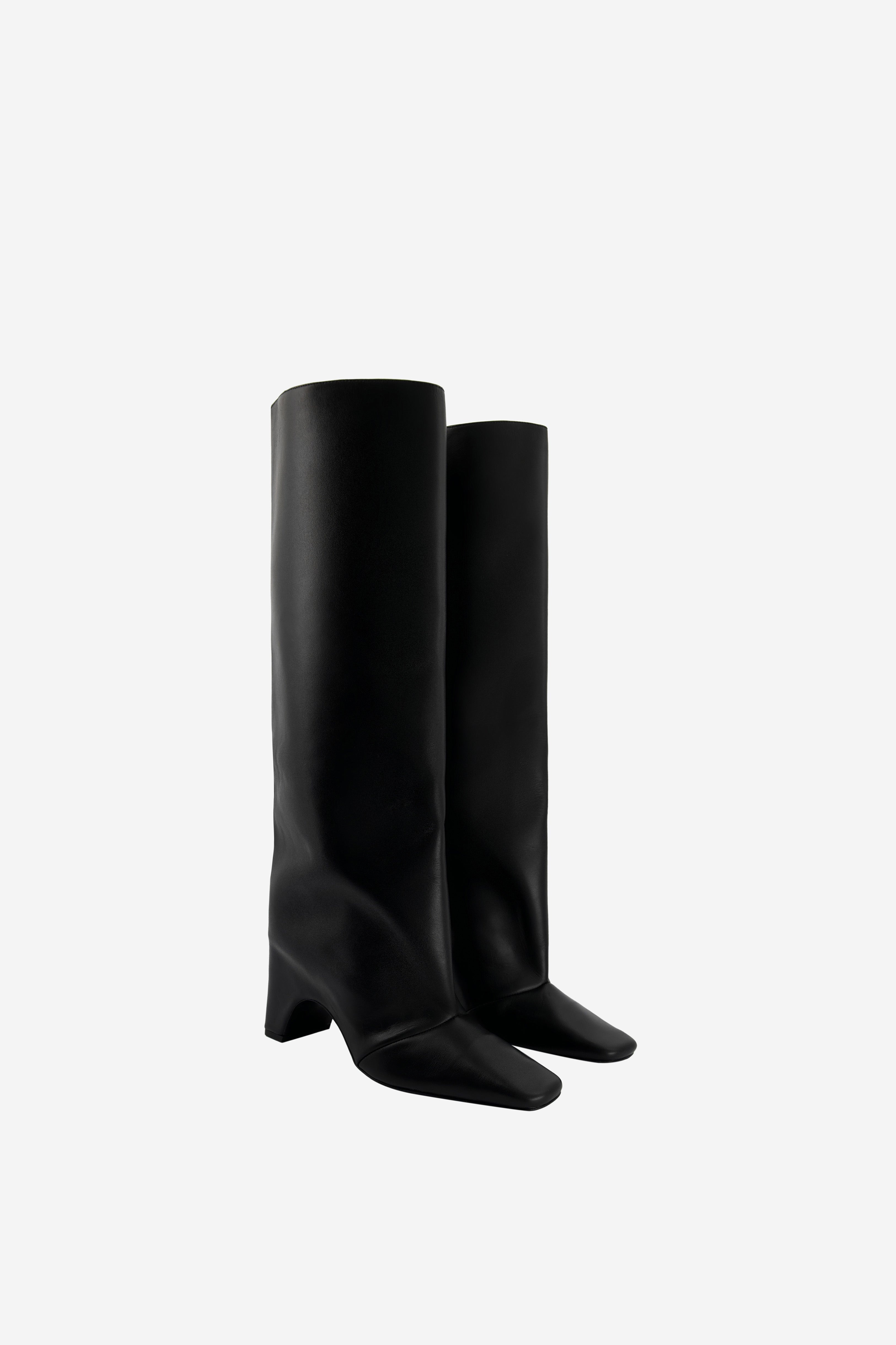 ロングブーツ Coperni FW25 BRIDGE BOOT (COPSH03857 BLACK) Coperni Bridge Boot in Black | FWRD