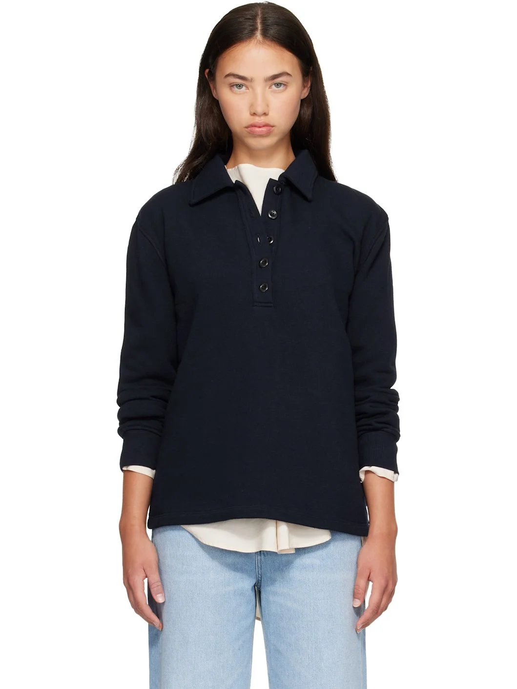 Navy Vintage Polo - 1