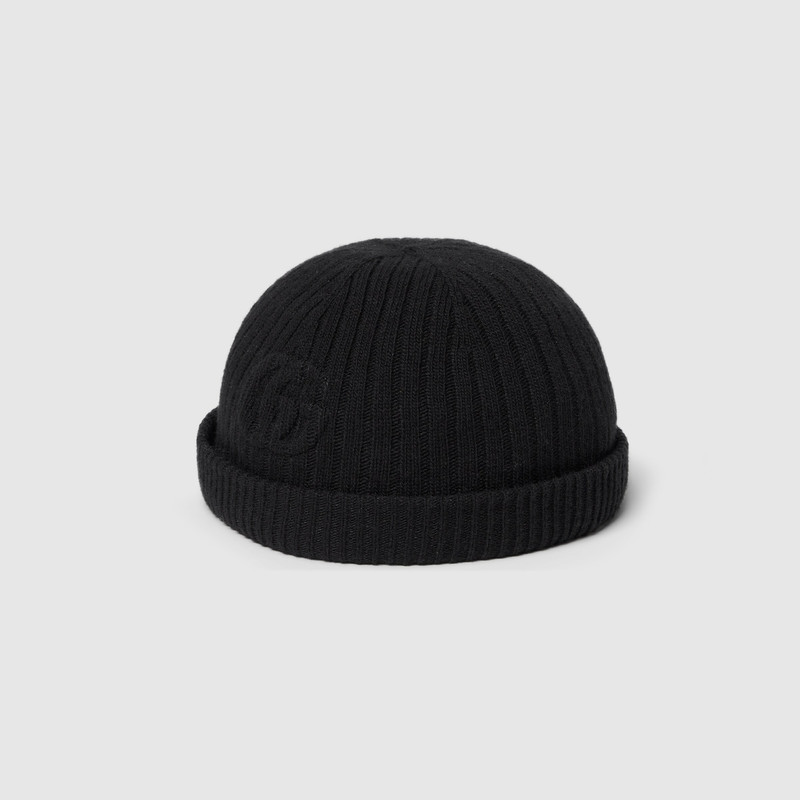 Rib knit wool hat 4