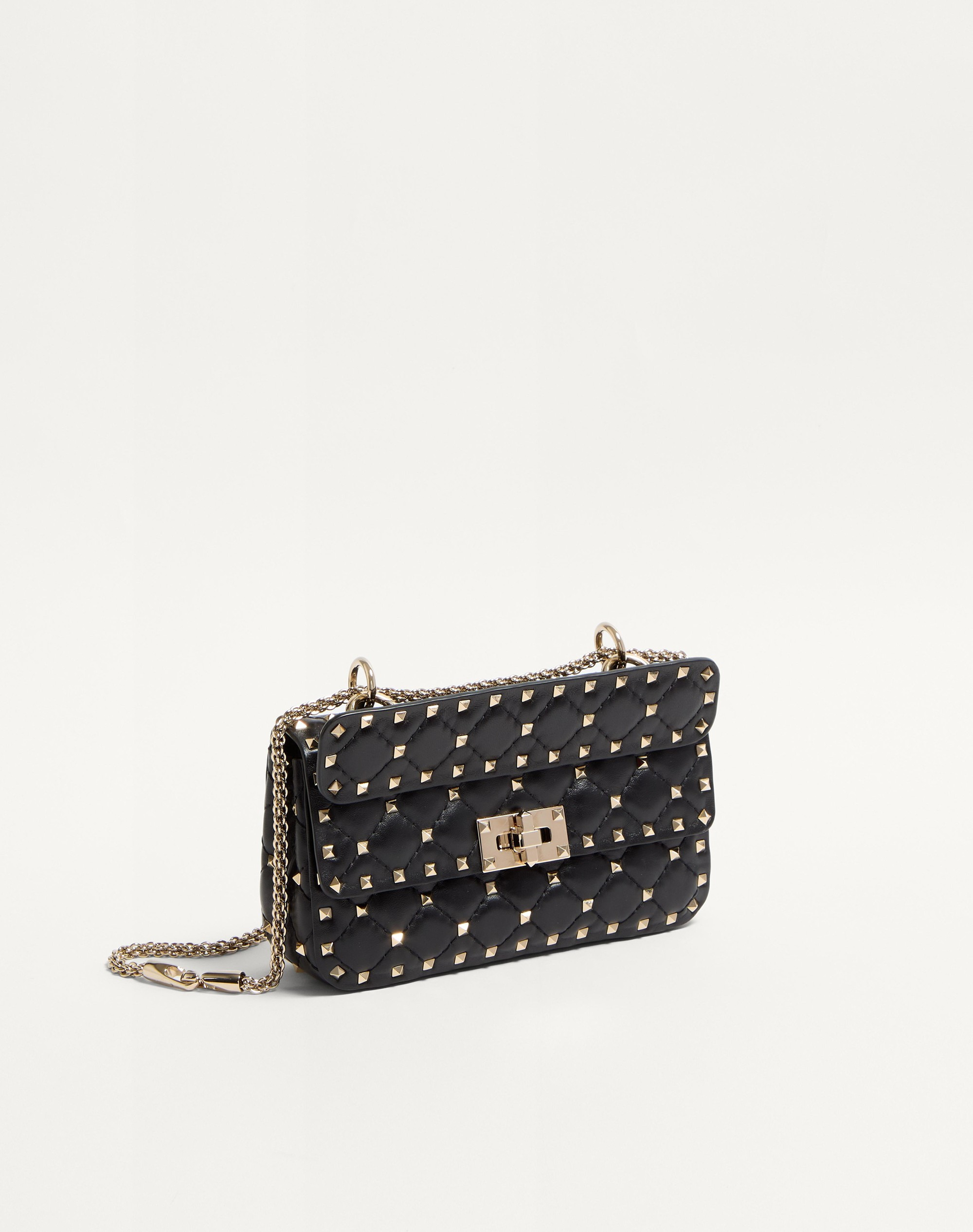 SMALL NAPPA ROCKSTUD SPIKE BAG - 2