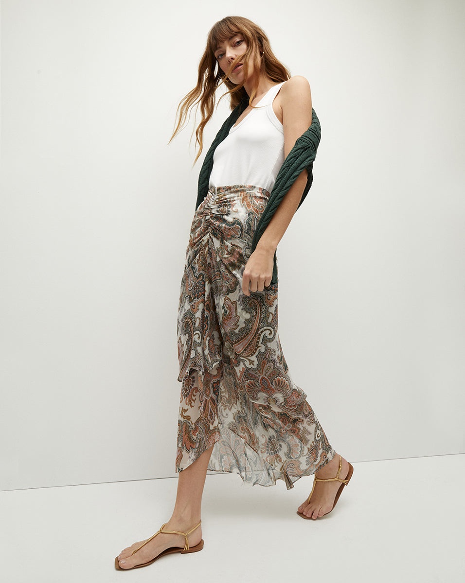 SIRA SILK SKIRT - 5