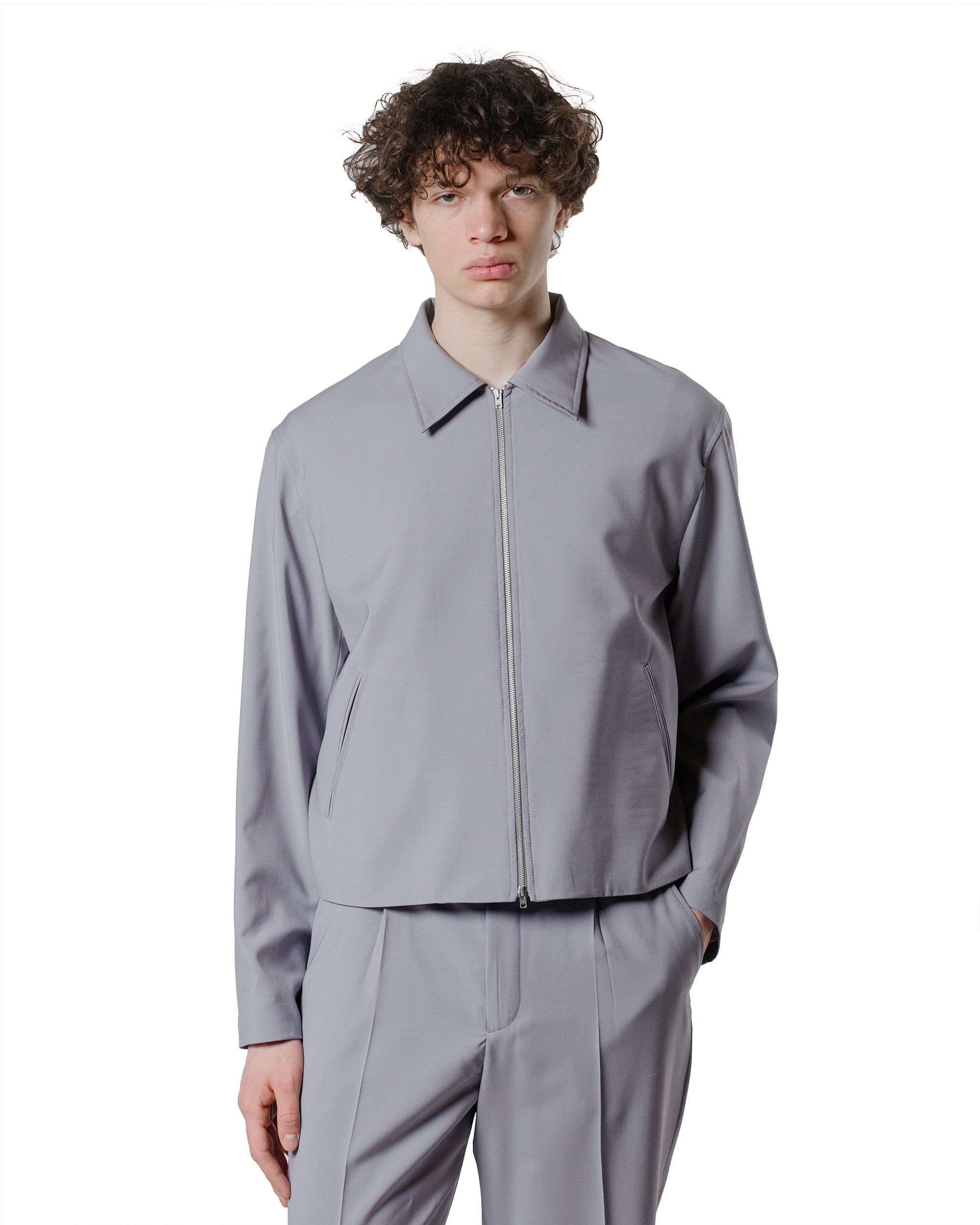 Mini Jacket Dusty Lavender High Twist Wool - 2