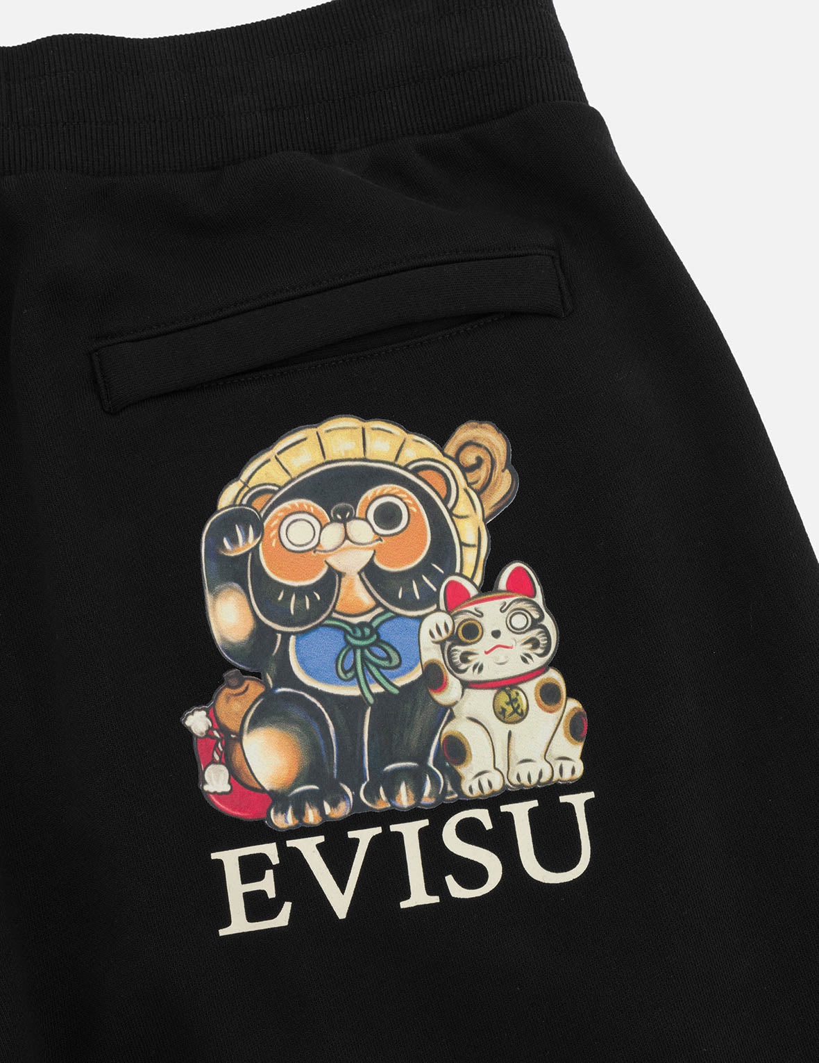 Tanuki Print Straight Fit Sweatpants - 10