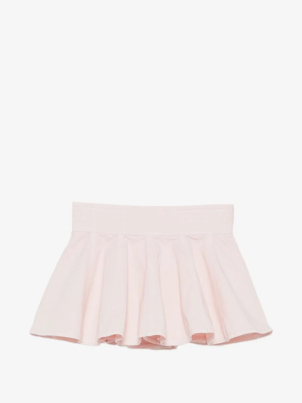 peplum-belt mini skirt - 1
