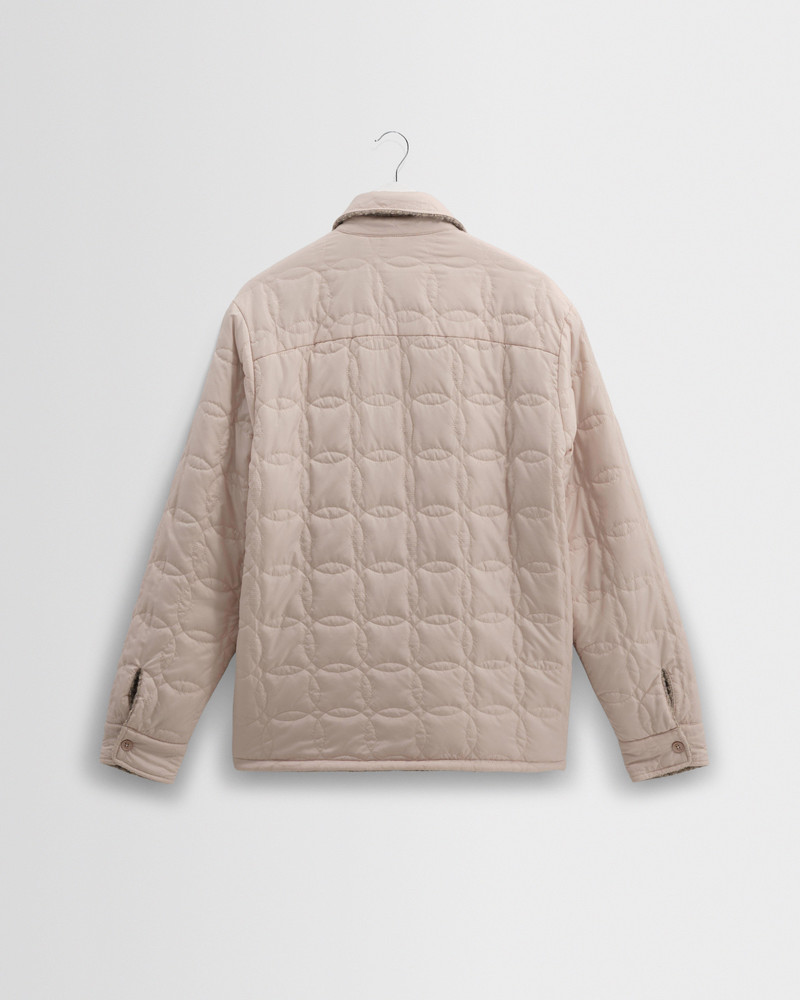 Mount - Natural Reversible Boucle Wool Overshirt 12