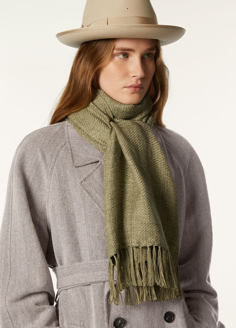 Loro Piana Natte Tweed Scarf outlook