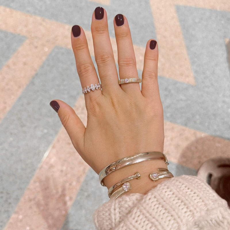 Gold Cigar Bangle 9